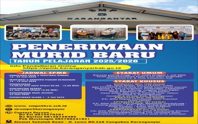 INFO SPMB (Sistem Penerimaan Murid Baru) SMP NEGERI 5 KARANGANYAR TAHUN 2025/2026